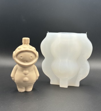 Силиконовая форма Елочная игрушка Космонавт